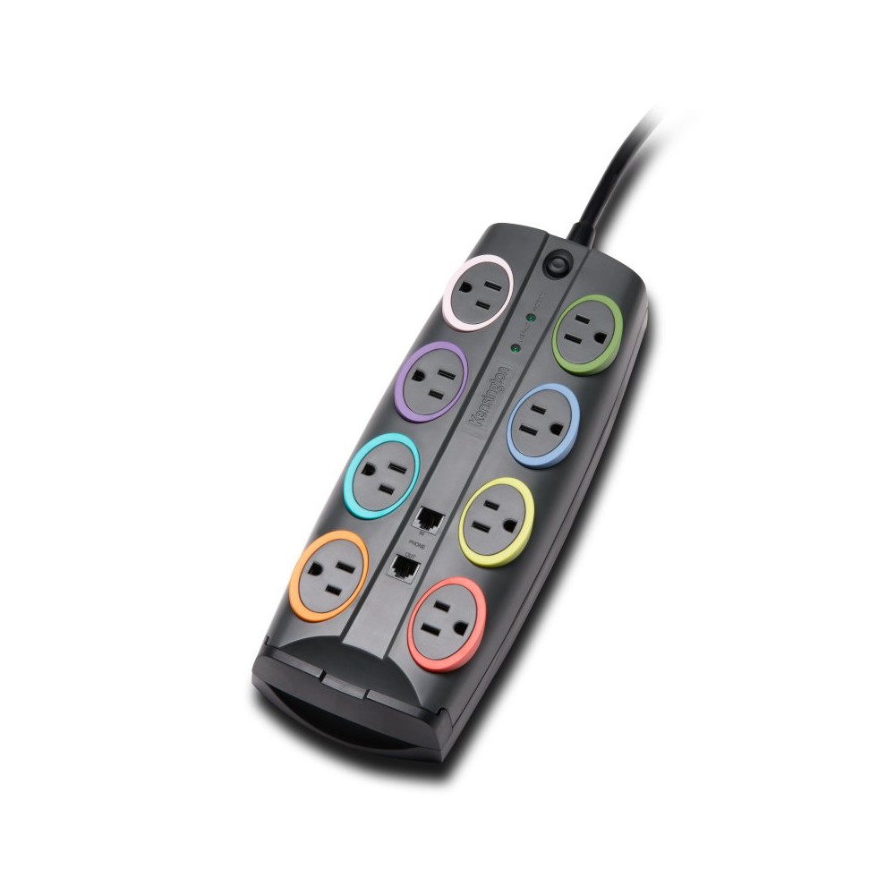 Kensington K62691NA surge protector Multicolour 8 AC outlet(s) 2.4 m Kensington K62691NA surge protector Multicolour 8 AC outlet(s) 2.4 m