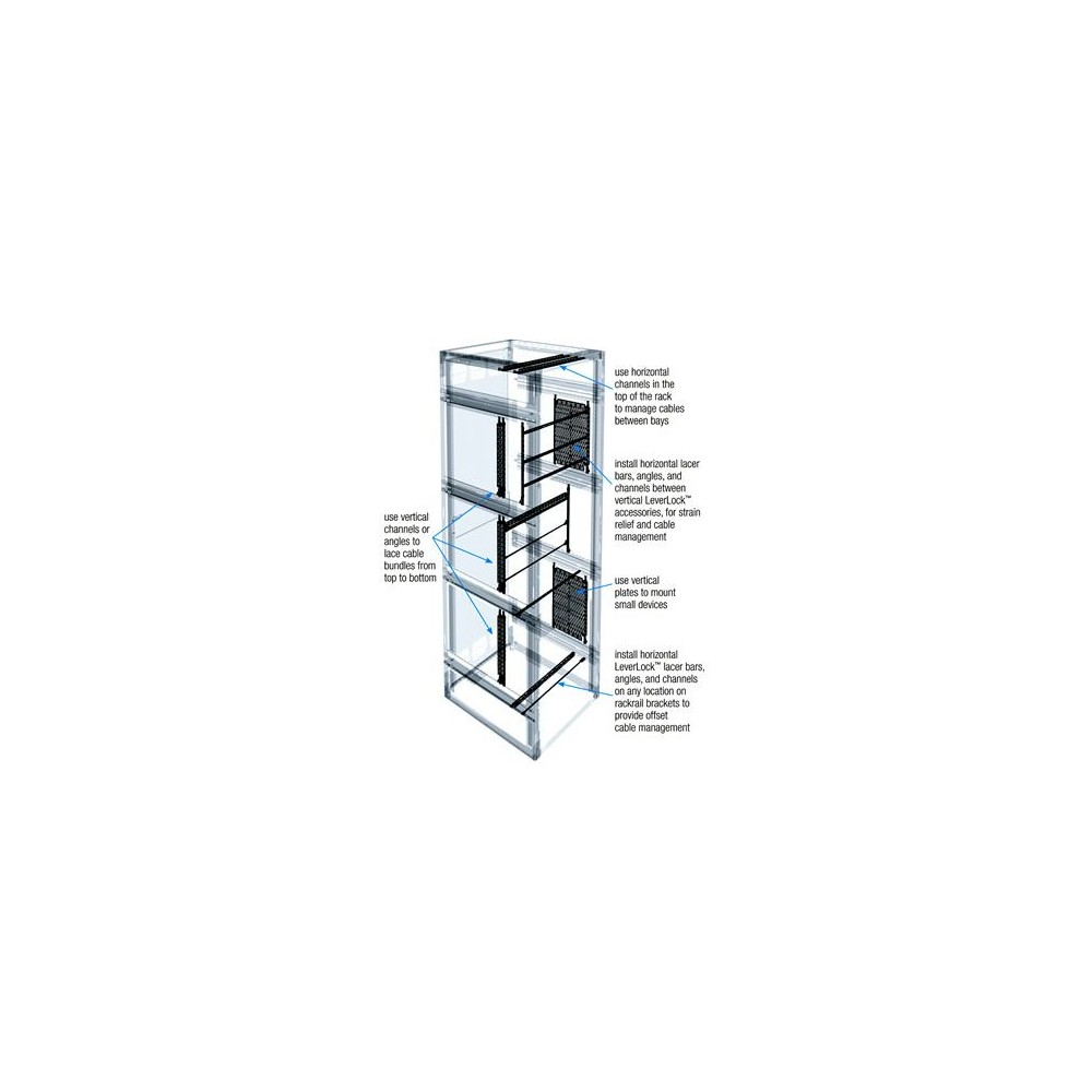 Middle Atlantic Products Vertical Angle 17' 4 packs Middle Atlantic Products Vertical Angle 17' 4 packs