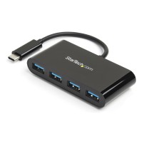 StarTech.com 4-Port USB-C Hub - USB-C to 4x USB-A - USB 3.0 Hub - Bus Powered~4-Port USB-C Hub - USB-C to 4x USB-A - USB 3.0...
