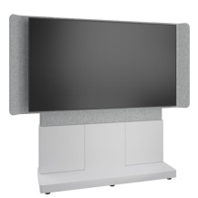 Middle Atlantic Products FM-DS-6675FS-DD8W TV mount/stand 190.5 cm (75') Grey, Silver, White