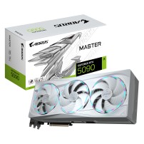 GIGABYTE AORUS GeForce RTX 5090 MASTER ICE 32G Graphics Card - 32GB GDDR7, 512bit, PCI-E 5.0, 2655MHz Core Clock, 3 x DP 2.1a...