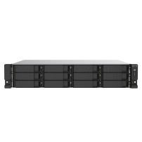 QNAP TS-1253DU-RP NAS Rack (2U) Intel® Celeron® J4125 4 GB DDR4 0 TB QNAP Turbo System Aluminium, Black