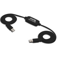 Plugable Technologies USB Transfer Cable, Unlimited Use, Transfer Data Between 2 Windows PC's, Compatible with Windows 11, 10...