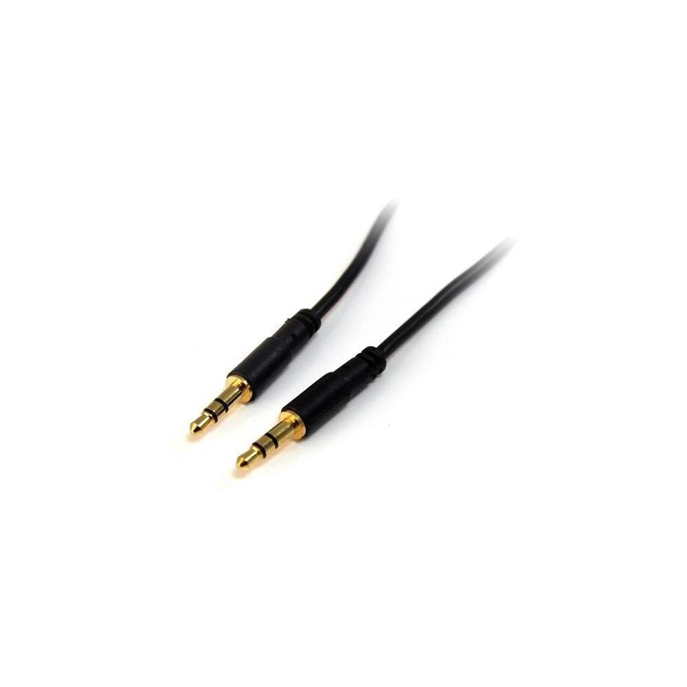 StarTech.com 3 ft Slim 3.5mm Stereo Audio Cable - M/M StarTech.com 3 ft Slim 3.5mm Stereo Audio Cable - M/M