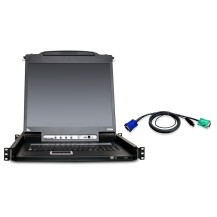 ATEN CL5716MUKIT rack console 43.2 cm (17') 1280 x 1024 pixels Black