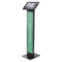 Compulocks iPad Air M2 11' (2024), Apex Enclosure Brandable Floor Stand - Black