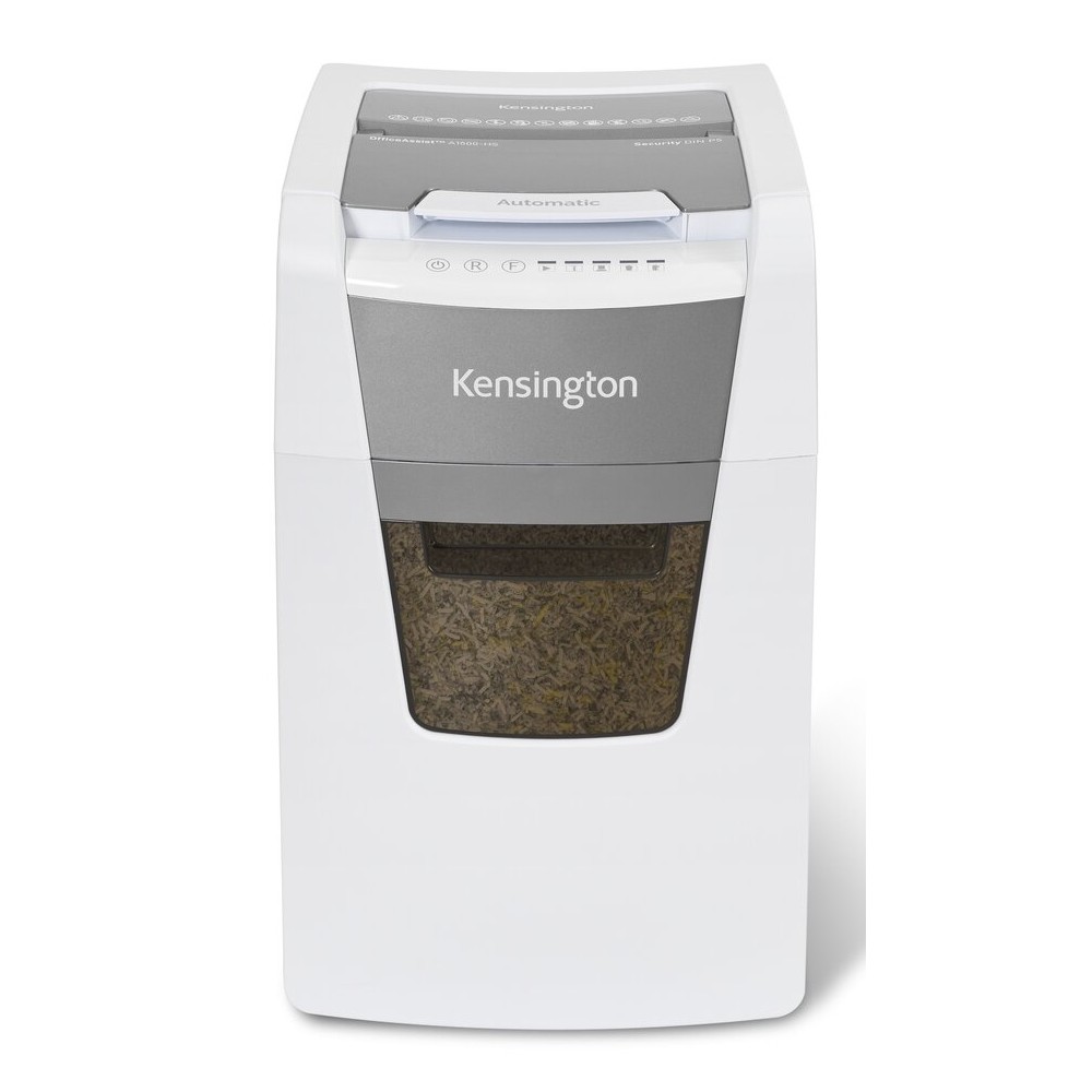 Kensington OfficeAssist A1500 paper shredder Micro-cut shredding 55 dB Grey, White