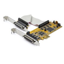 StarTech.com 8-Port PCI Express RS232 Serial Adapter Card, PCIe RS232 Serial Card, 16C1050 UART, Low Profile Serial DB9...