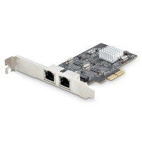 StarTech.com 2-Port 2.5Gbps NBASE-T PCIe Network Card, Intel I225-V, Dual-Port Computer Network Card, Multi-Gigabit NIC, PCI...