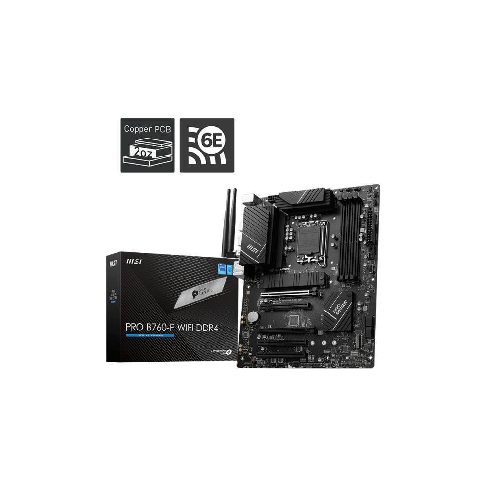 MSI PRO B760-P Intel B760 LGA 1700 ATX MSI PRO B760-P Intel B760 LGA 1700 ATX