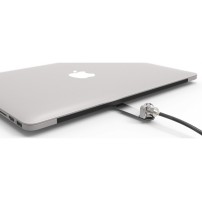 Compulocks Blade Universal Lock Slot Adapter with Keyed Cable Lock Silver