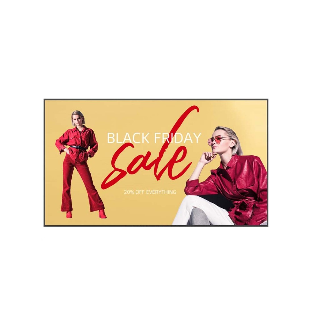 LG 110UM5K-B Signage Display Digital signage flat panel 2.79 m (110') LCD Wi-Fi 500 cd/m² 4K Ultra HD Black WebOS 16/7