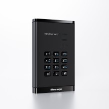 iStorage diskAshur PRO³ HDD 5TB - Secure Portable Hard Drive -FIPS 140-3 Level 3 compliant - AES-XTS 256-bit Hardware...