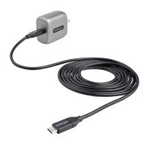 StarTech.com 30W USB-C Wall Charger - Portable GaN Charger w/ Power Delivery - 6ft Cable - USB C Power Adapter w/ Fast...