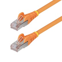StarTech.com 50ft Orange CAT6a Ethernet Cable, Snagless RJ45, 10GbE, 100W PoE++, S/FTP, LSZH, 27AWG Pure Bare Copper Wire...
