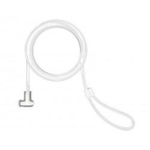 Compulocks T-bar Security Keyed Cable Lock White