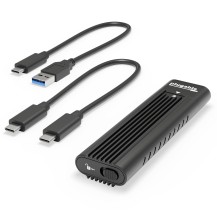 Plugable Technologies USB-C M.2 NVMe SSD Enclosure, Tool-Free & Driverless. USB 3 Type-C, including Thunderbolt and USB4, at...