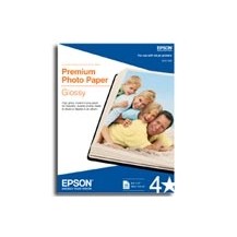 Epson Premium Photo Paper Glossy 25 sheets 8.5x11