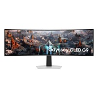 Samsung LS49CG932SNXZA computer monitor 124.5 cm (49') 5120 x 1440 pixels Dual QHD OLED Silver