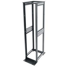 Middle Atlantic Products R4 Series Four Post Open Frame Rack 45 space Freestanding rack Black