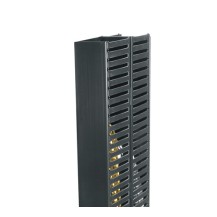 Middle Atlantic Products 45 RU Cable Duct, 4 Inches Wide x 8 Inches Deep , Dual duct
