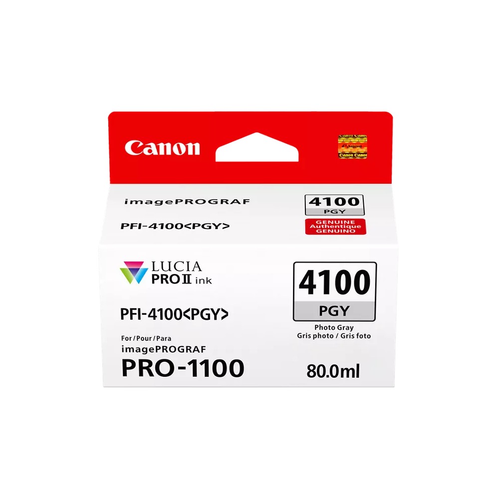 Canon LUCIA PRO II PFI-4100 Photo Gray Ink Tank Canon LUCIA PRO II PFI-4100 Photo Gray Ink Tank