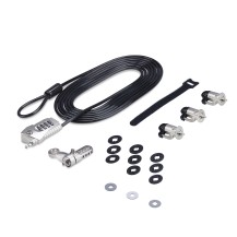 StarTech.com Laptop/Desktop & Peripheral Lock Kit, Theft-Deterring Security Lock, K-Slot, 9.8ft (3m) Steel Cable, 3x Devices...