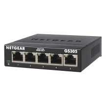 NETGEAR GS305-300PAS network switch Unmanaged L2 Gigabit Ethernet (10/100/1000) Black