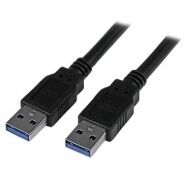 StarTech.com 6 ft Black SuperSpeed USB 3.0 Cable A to A - M/M