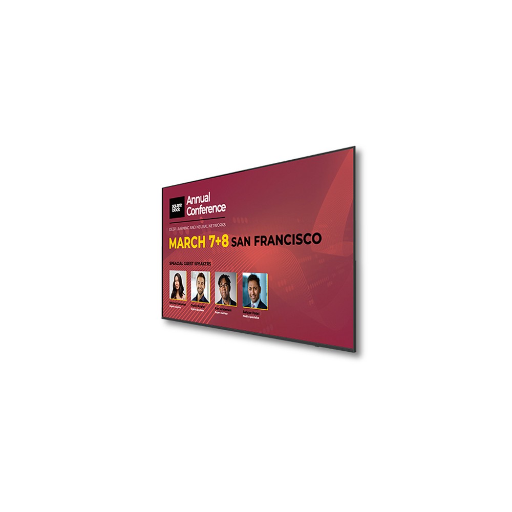 Sharp 4P-B75EJ2U Signage Display Digital signage flat panel 190.5 cm (75') LED Wi-Fi 380 cd/m² 4K Ultra HD Black Linux Sharp 4P-B75EJ2U Signage Display Digital signage flat panel 190.5 cm (75') LED Wi-Fi 380 cd/m² 4K Ultra HD Black Linux