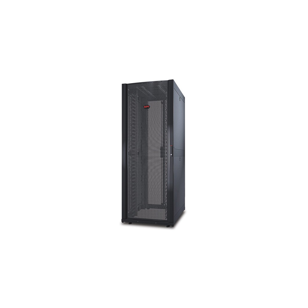 APC NetShelter SX, Networking Rack Enclosure, 42U, Black, 1991H x 750W x 1070D mm with Casters, Feet, Vertical Cable Managers... APC NetShelter SX, Networking Rack Enclosure, 42U, Black, 1991H x 750W x 1070D mm with Casters, Feet, Vertical Cable Managers...