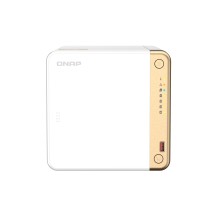 QNAP TS-462-4G NAS Tower Intel® Celeron® N4505 4 GB DDR4 0 TB QNAP QTS White