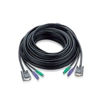 ATEN 67ft PS/2 KVM cable Black 20 m