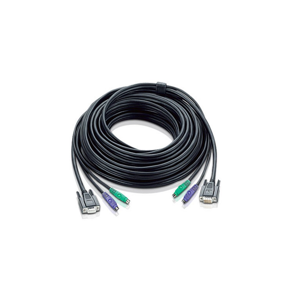 ATEN 67ft PS/2 KVM cable Black 20 m