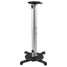 StarTech.com Universal Ceiling Projector Mount - Heavy Duty Height Adjustable/Extendable Pole Mount 5-22.7' from Ceiling...