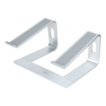StarTech.com Laptop Stand for Desk, Supports 5kg/11lb, Aluminum, Silver, Ergonomic Laptop Riser, Portable Laptop Holder...