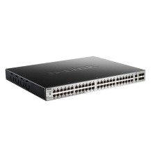 D-Link DGS-3130-54PS Managed L3 Gigabit Ethernet (10/100/1000) Power over Ethernet (PoE) Black, Grey