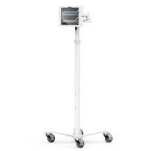 Compulocks iPad Pro M4 11' (2024), Apex Enclosure Rolling Cart - Rise Freedom Extended White