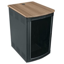 Middle Atlantic Products BGR-25SA27MDK-DP rack cabinet 25U Freestanding rack Black, Wood
