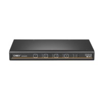 Vertiv Avocent SV Universal DP/H 4-Port Single Display KVM switch Black