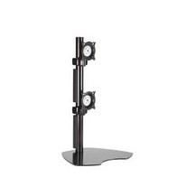 Chief Dual Vertical Monitor Table Stand Black