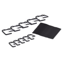 APC NetShelter Cable Management, Rings, Set of 5 small and 5 large, Black