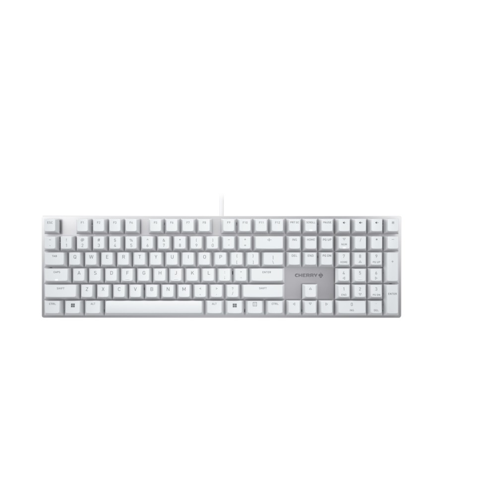 CHERRY KC 200 MX keyboard Universal USB QWERTY English Silver, White CHERRY KC 200 MX keyboard Universal USB QWERTY English Silver, White
