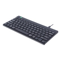 R-Go Tools Ergonomic keyboard R-Go Compact Break, compact keyboard with break software, QWERTY (US), wired, black