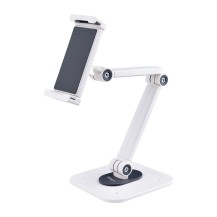 StarTech.com Adjustable Tablet Stand for Desk - Wall Mountable - Capacity 2.2lb (1kg) - Ergonomic Articulating Universal...