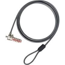 Targus PA410S1 cable lock Grey 2 m