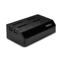 StarTech.com 4-Bay USB 3.0 to SATA Hard Drive Docking Station, USB Hard Drive Dock, External 2.5/3.5' SATA III SSD/HDD...