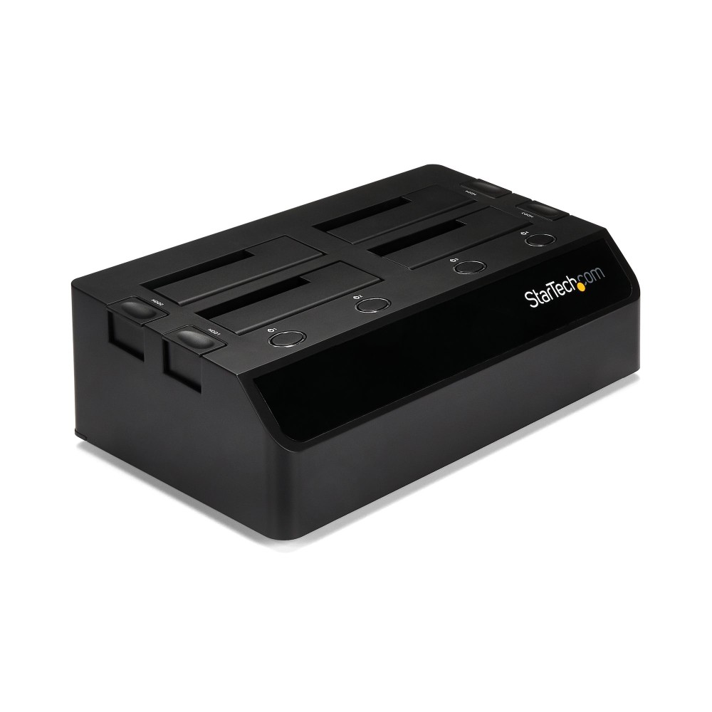 StarTech.com 4-Bay USB 3.0 to SATA Hard Drive Docking Station, USB Hard Drive Dock, External 2.5/3.5' SATA III SSD/HDD...