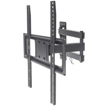 Manhattan TV & Monitor Mount, Wall, Full Motion, 1 screen, Screen Sizes: 32-55', Black, VESA 100x100 to 400x400mm, Max 35kg...