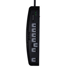 CyberPower CSP708T surge protector Black 7 AC outlet(s) 125 V 2.4 m